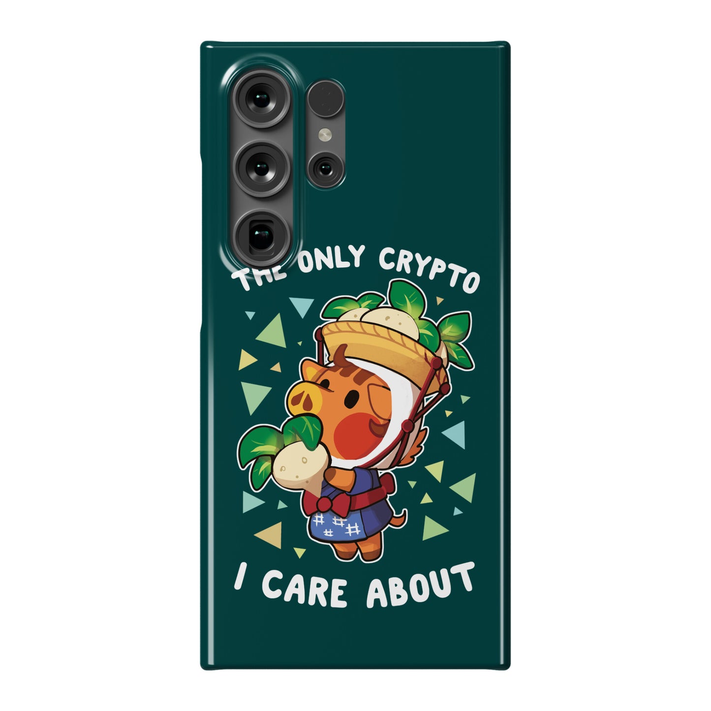 The Only Crypto I Care About Phone Case