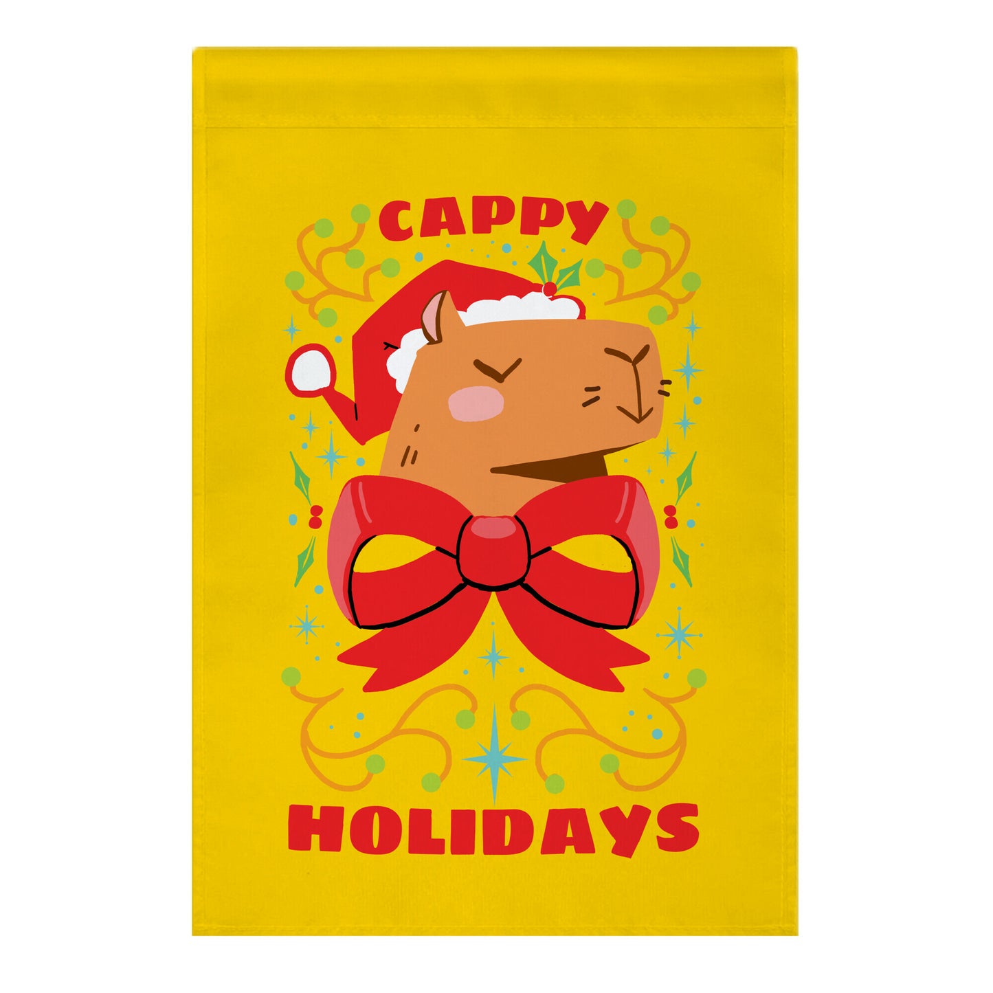 Cappy Holidays Garden Flag