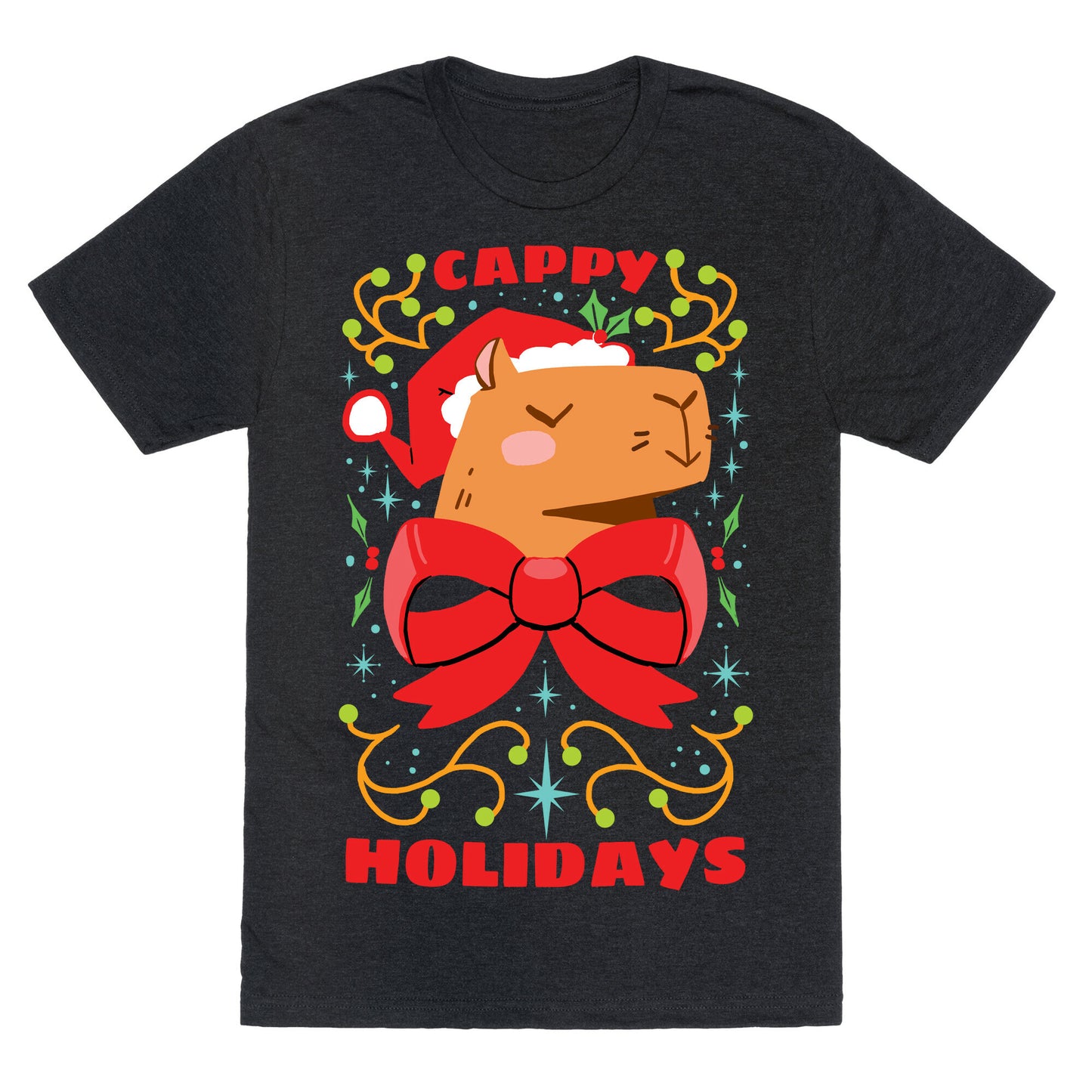 Cappy Holidays Unisex Triblend Tee