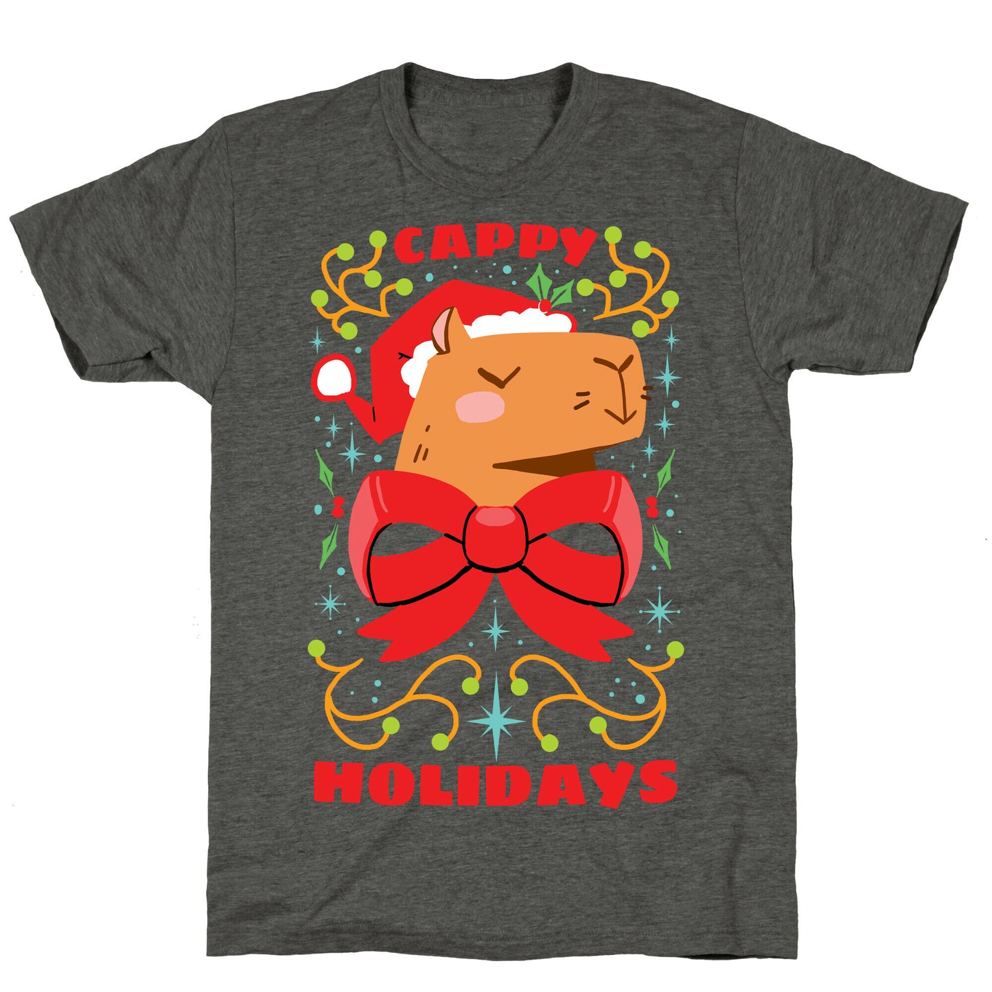 Cappy Holidays Unisex Triblend Tee