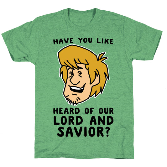 Have You Like Heard of Our Lord and Savior - Shaggy Unisex Triblend Tee