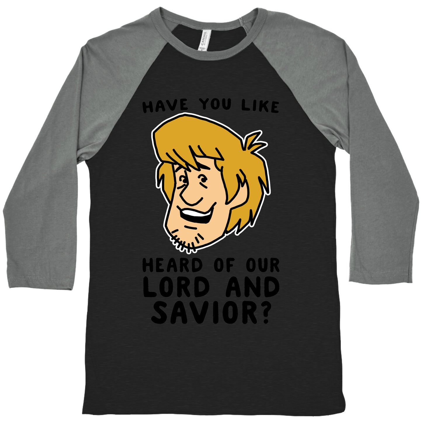 Have You Like Heard of Our Lord and Savior - Shaggy Baseball Tee