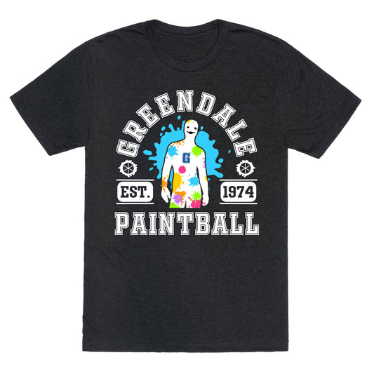 Greendale Community College Paintball Unisex Triblend Tee