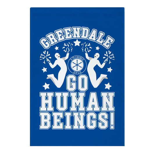 Greendale Go Human Beings! Community Garden Flag