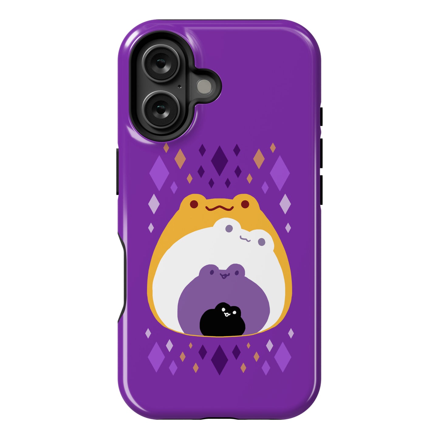 Frogs In Frogs In Frogs Nonbinary Pride Phone Case