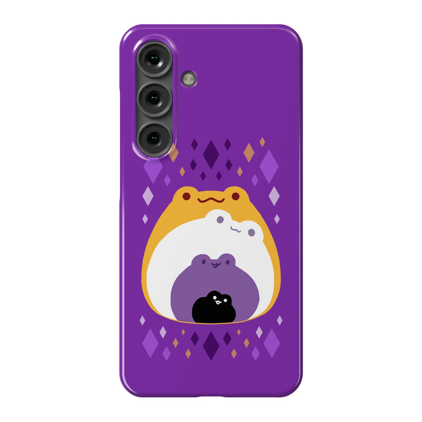 Frogs In Frogs In Frogs Nonbinary Pride Phone Case