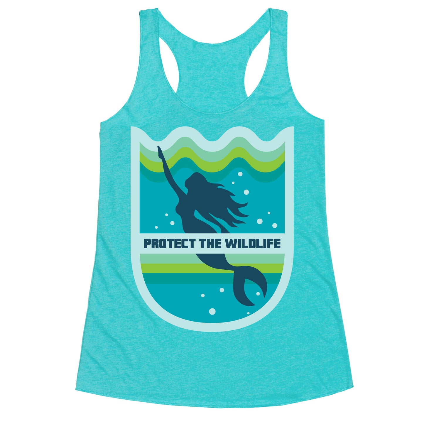 Protect The Wildlife (Mermaid) Racerback Tank