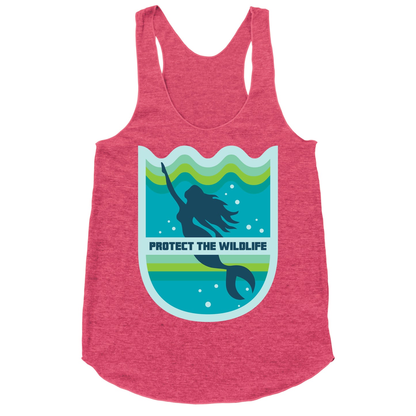 Protect The Wildlife (Mermaid) Racerback Tank