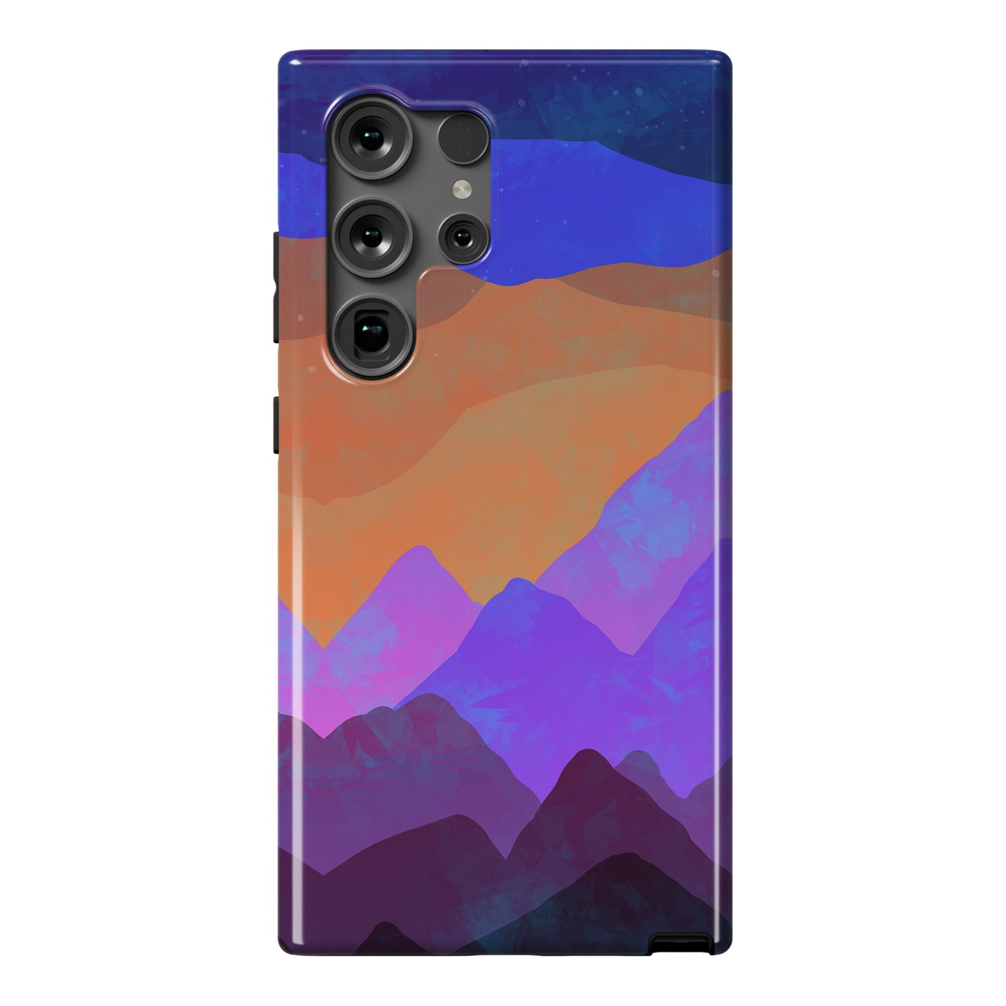 Abstract Mountain Sunset Phone Case