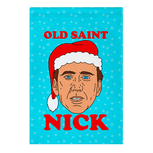 Old Saint Nick Garden Flag