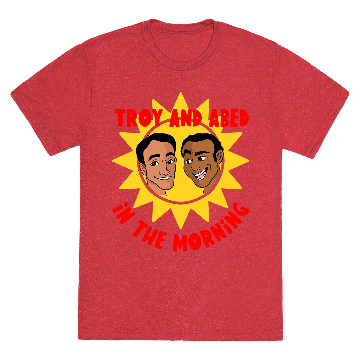 Troy and Abed in the Morning Unisex Triblend Tee