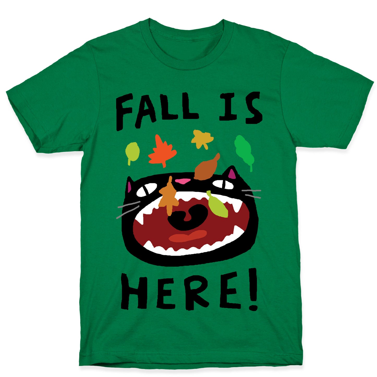 Fall Is Here Cat T-Shirt
