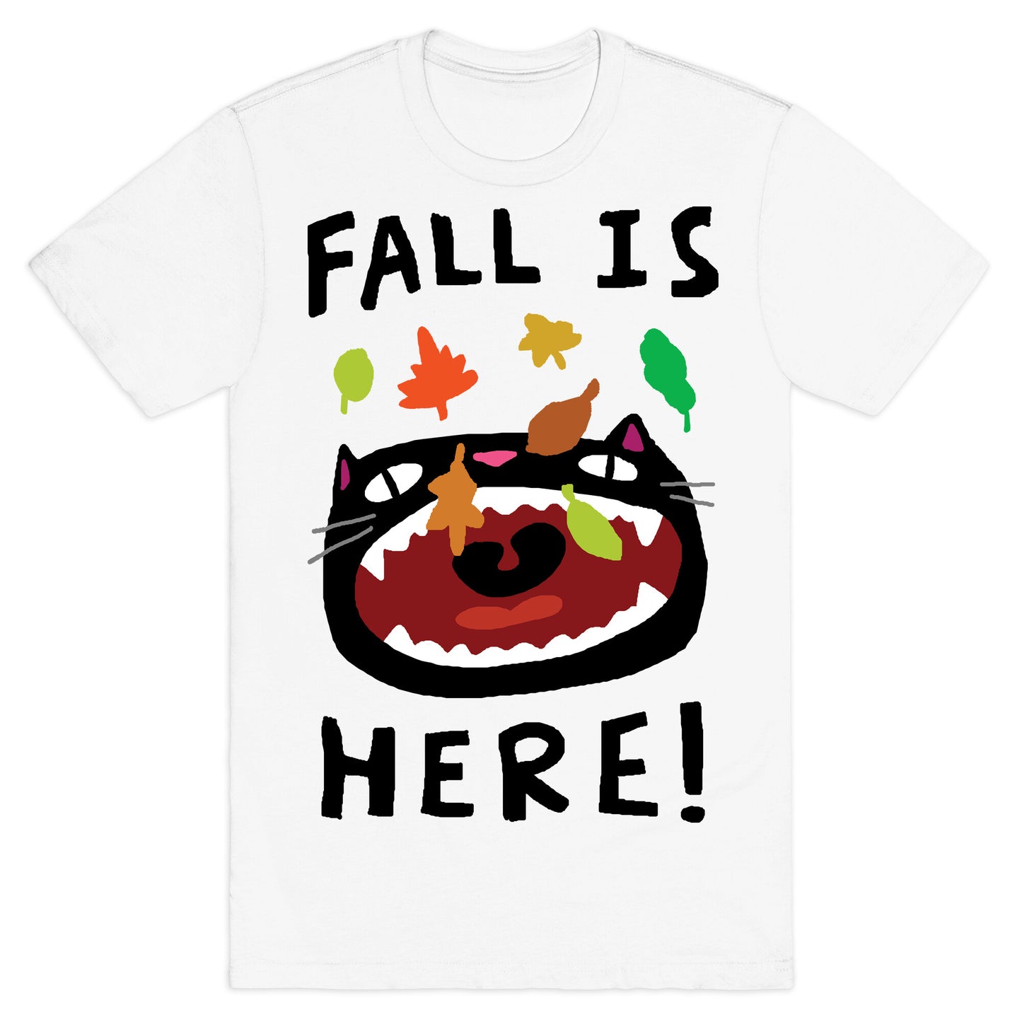 Fall Is Here Cat T-Shirt
