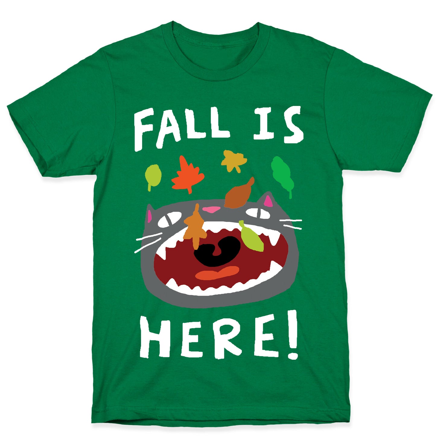 Fall Is Here Cat T-Shirt