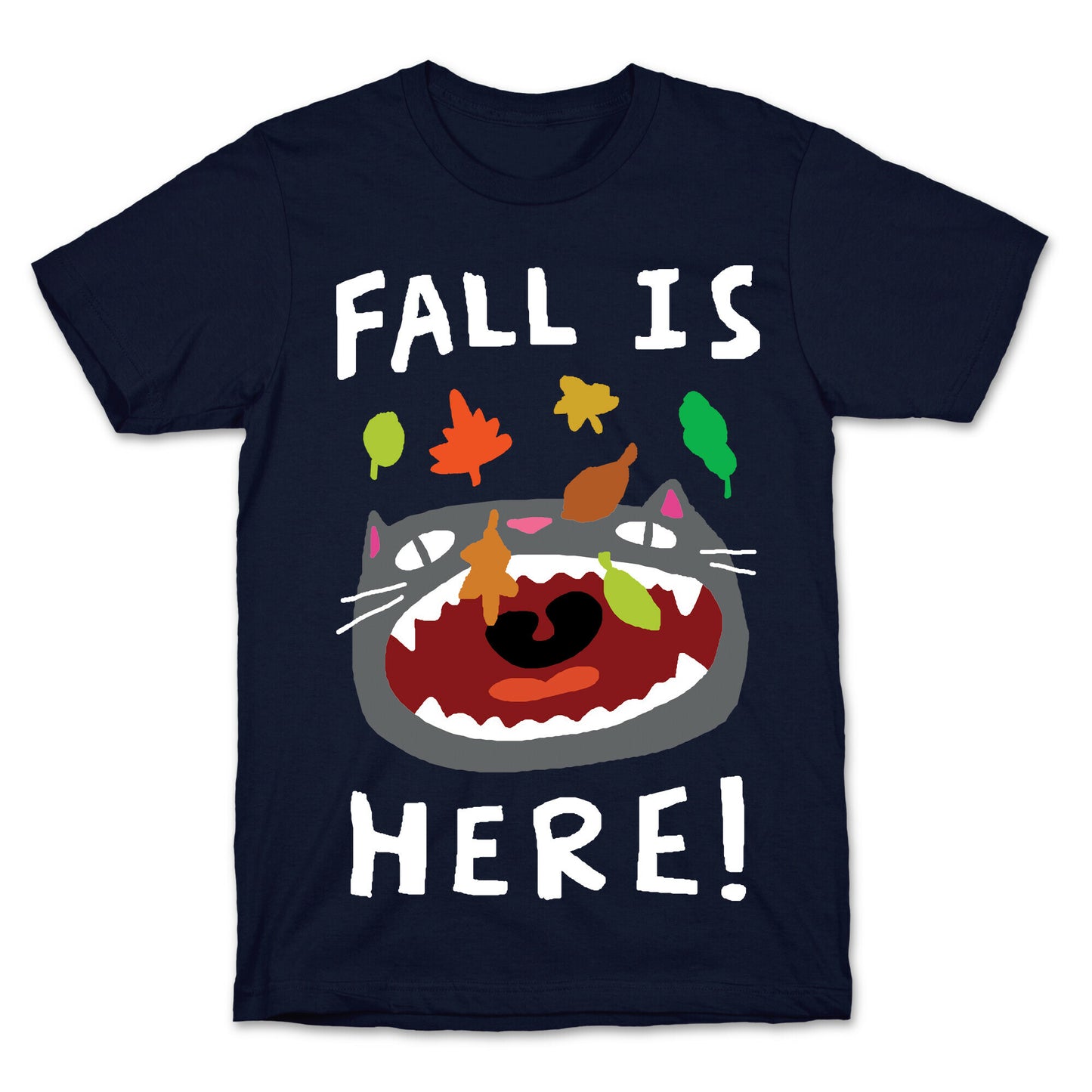 Fall Is Here Cat T-Shirt