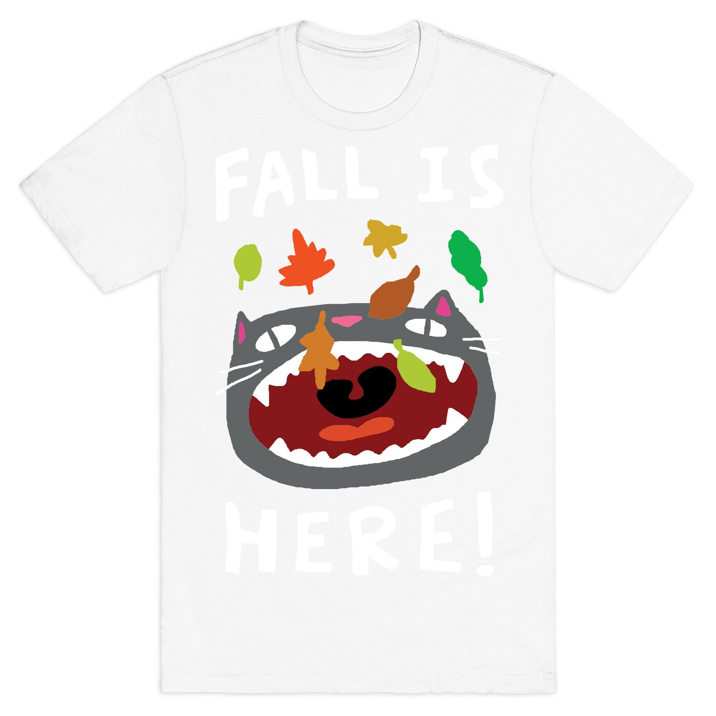 Fall Is Here Cat T-Shirt