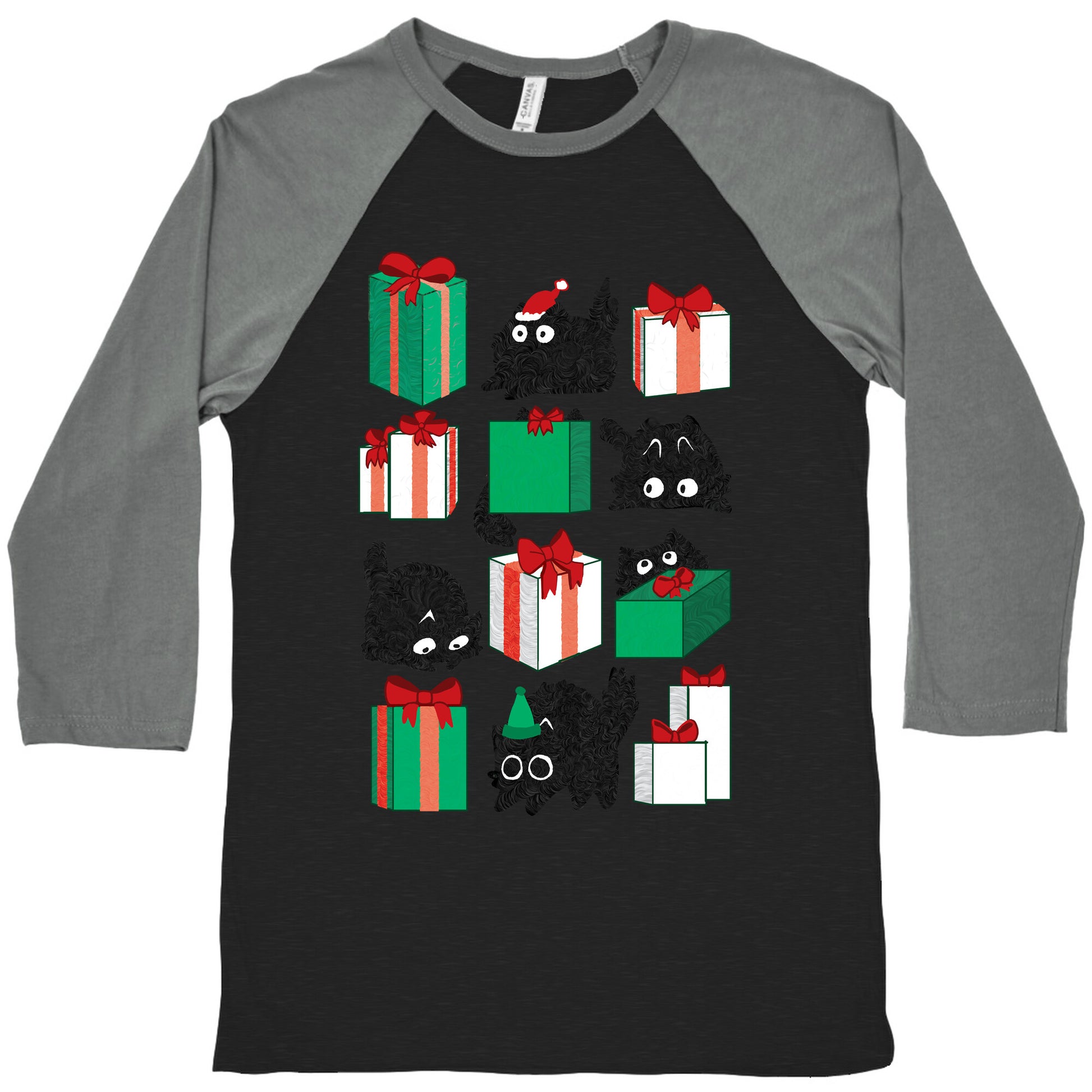 Gift Cats Baseball Tee