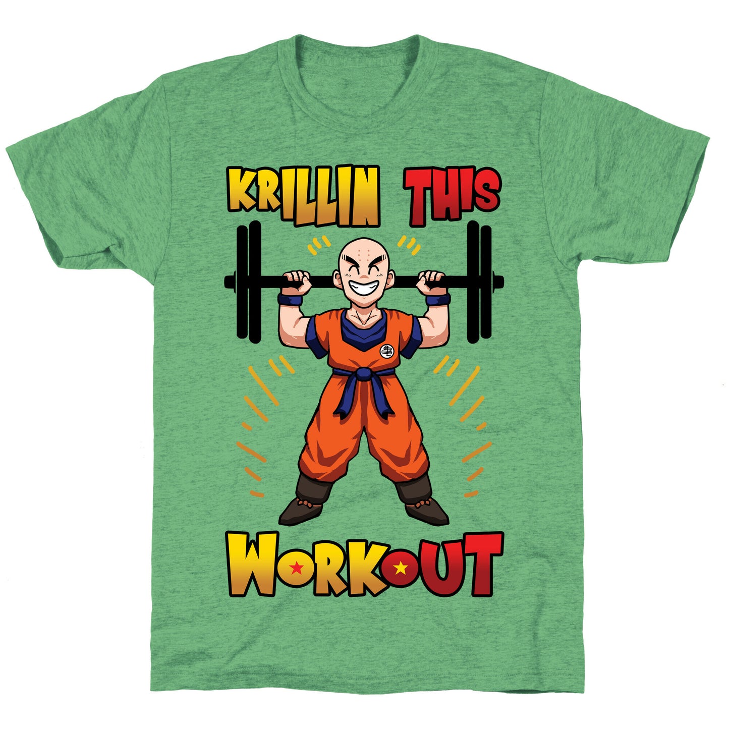 Krillin This Workout Unisex Triblend Tee