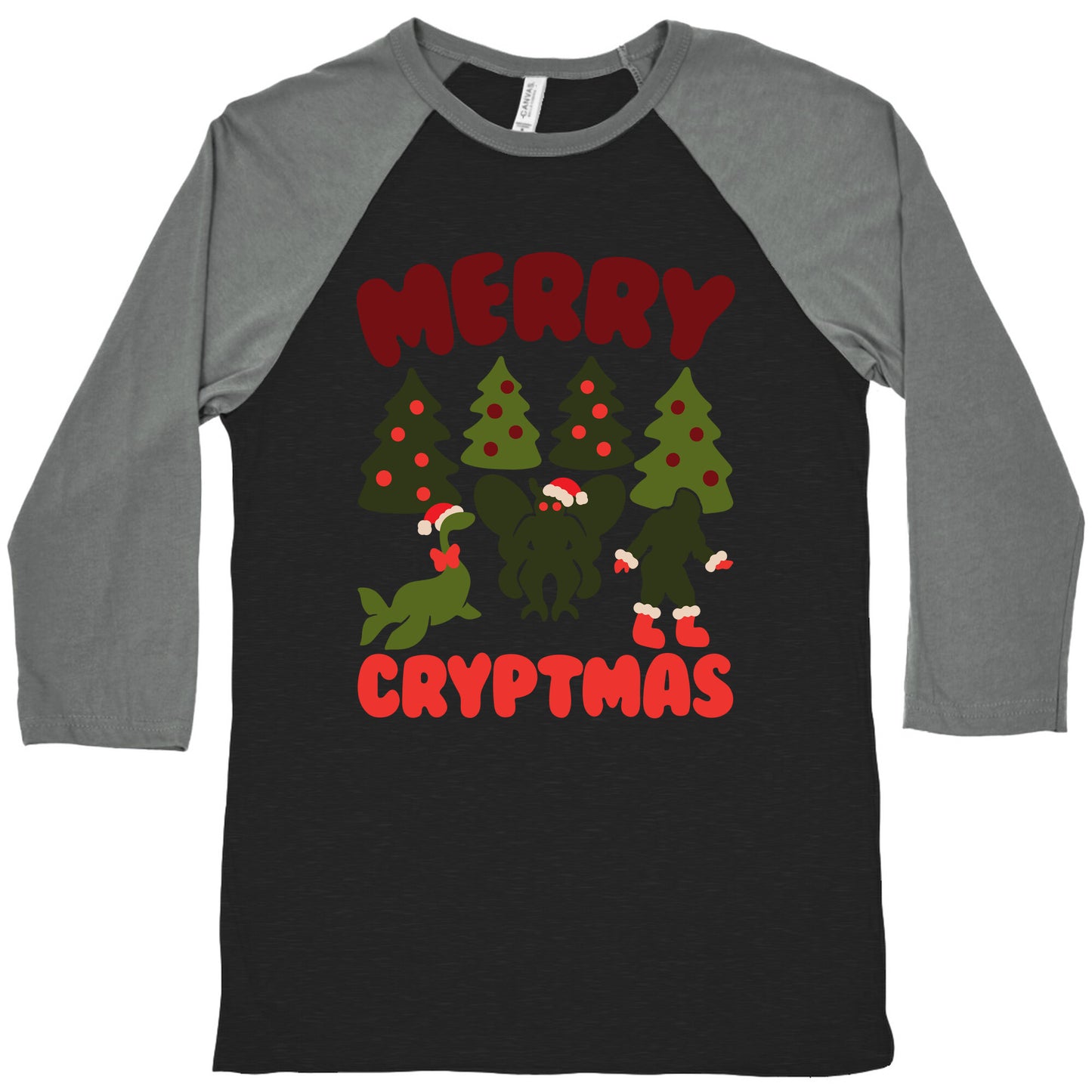Merry Cryptmas Baseball Tee