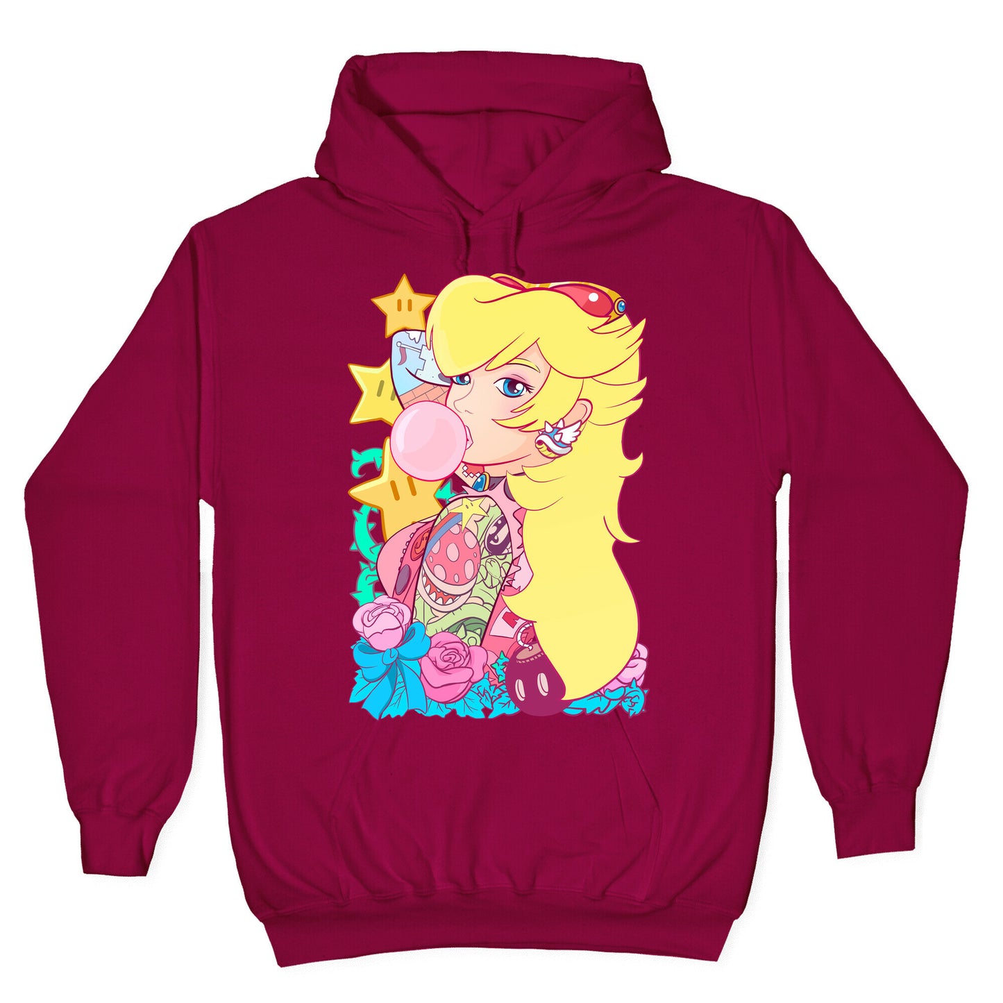 Punk Peach Parody Hoodie