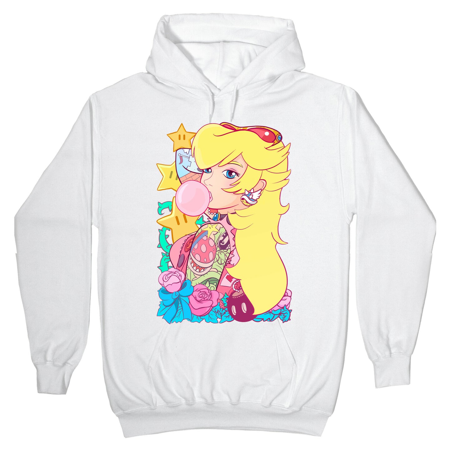Punk Peach Parody Hoodie