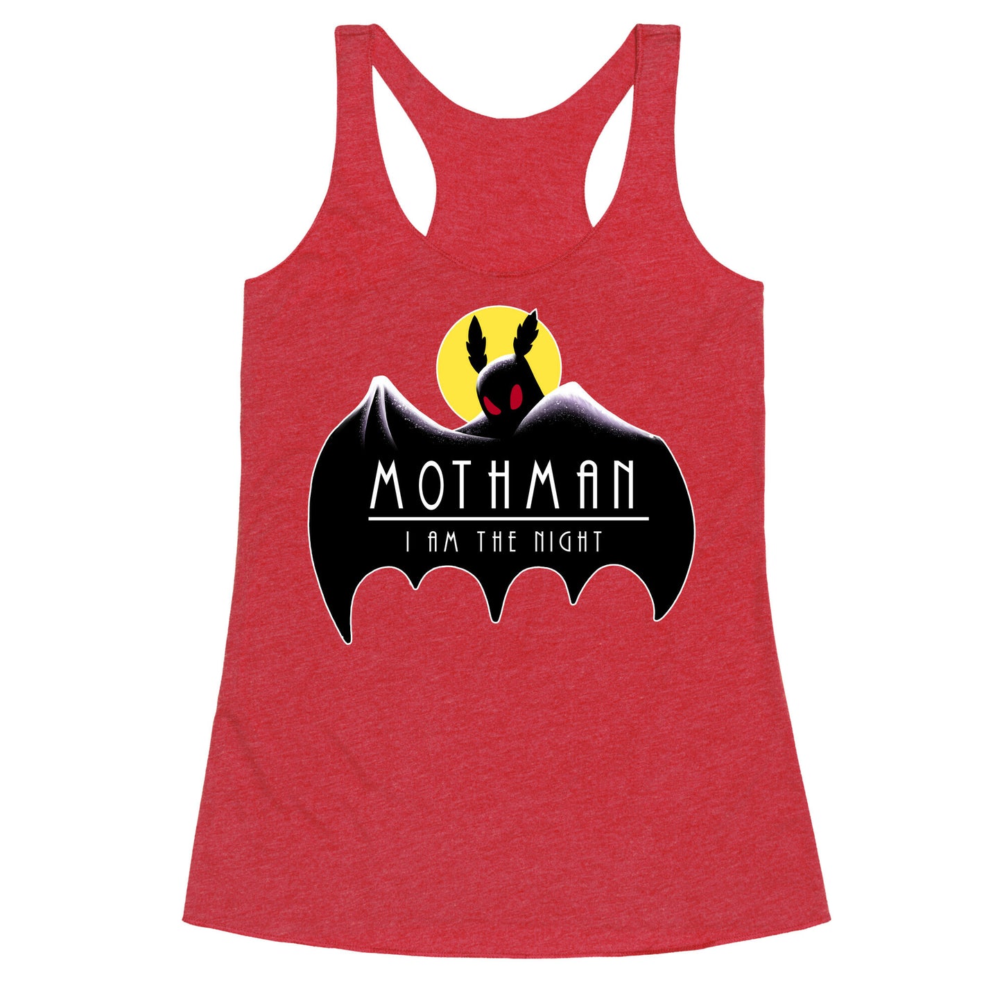 Mothman - I am the Night Racerback Tank