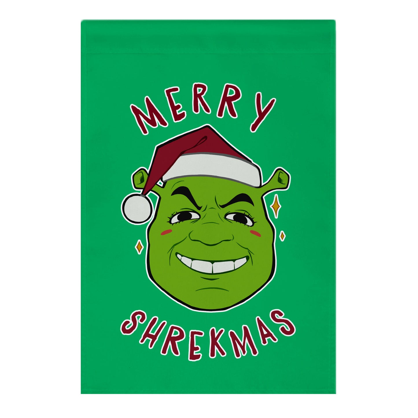 Merry Shrekmas Garden Flag