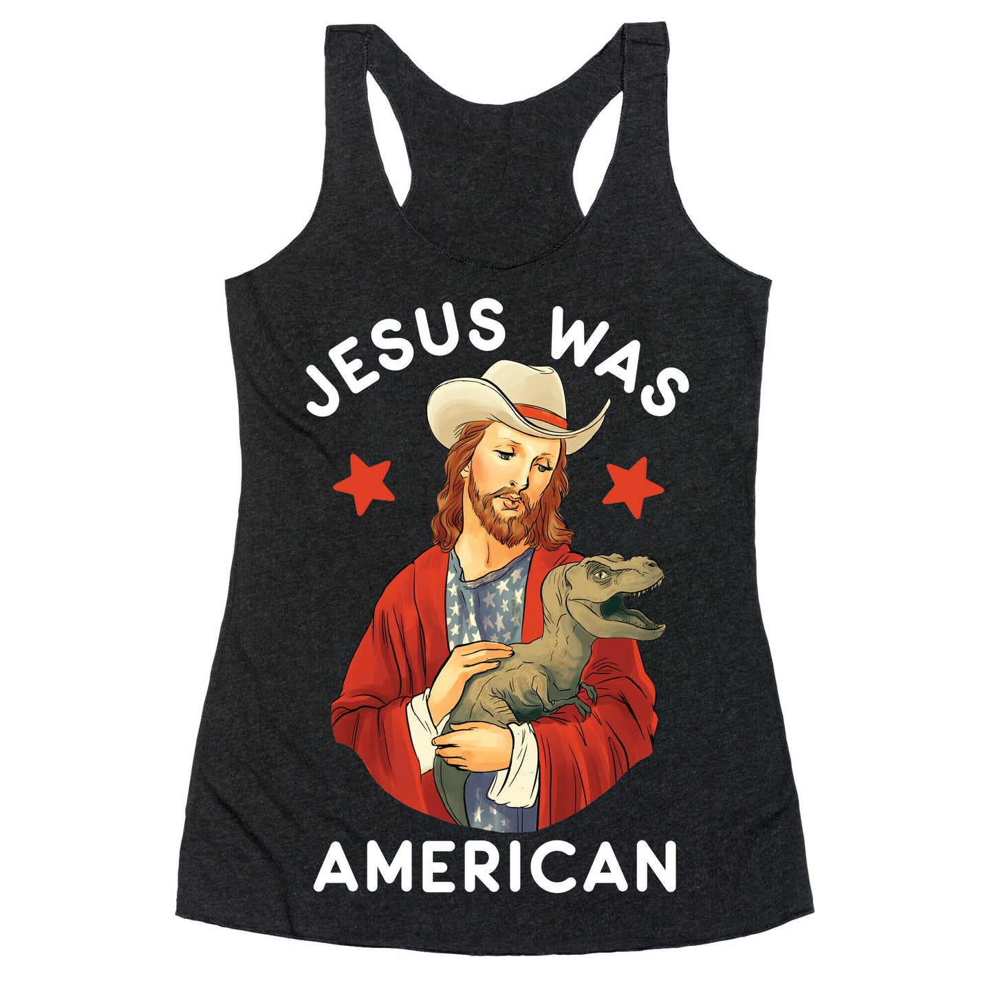 Jesus Was American Racerback Tank