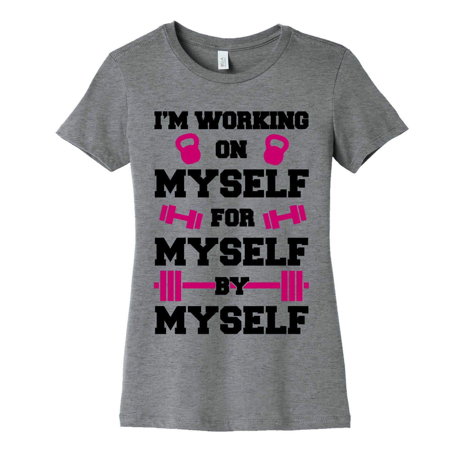 I'm Working On Myself Women's Cotton Tee