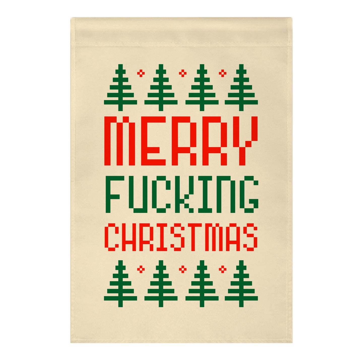 Merry F***ing Christmas Garden Flag