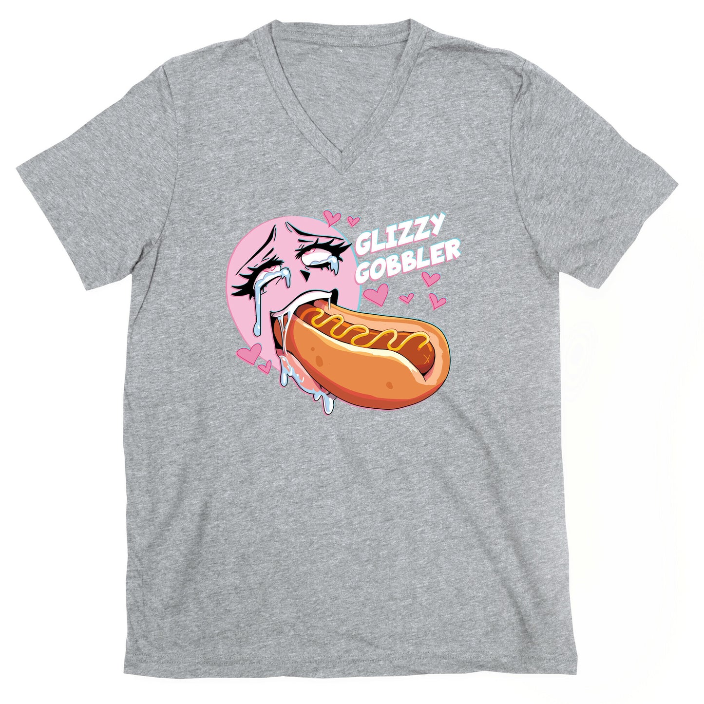 Ahegao Glizzy Gobbler V-Neck