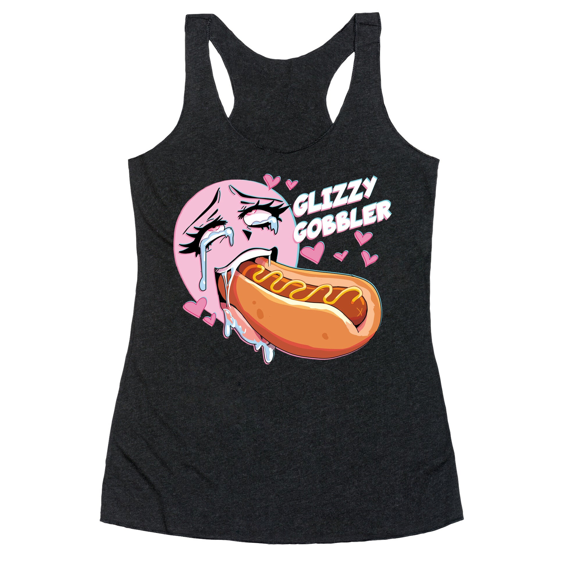 Ahegao Glizzy Gobbler Racerback Tank