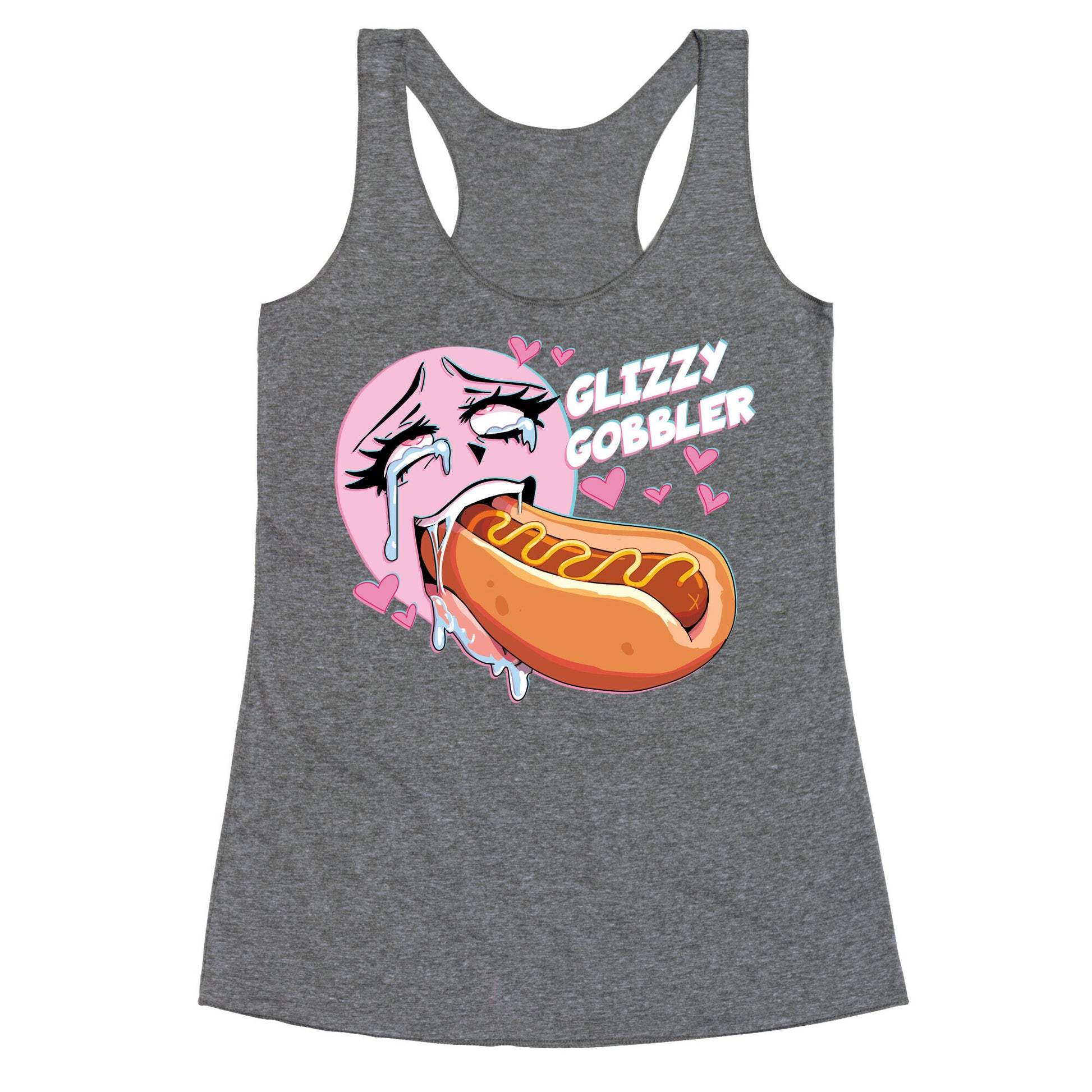 Ahegao Glizzy Gobbler Racerback Tank