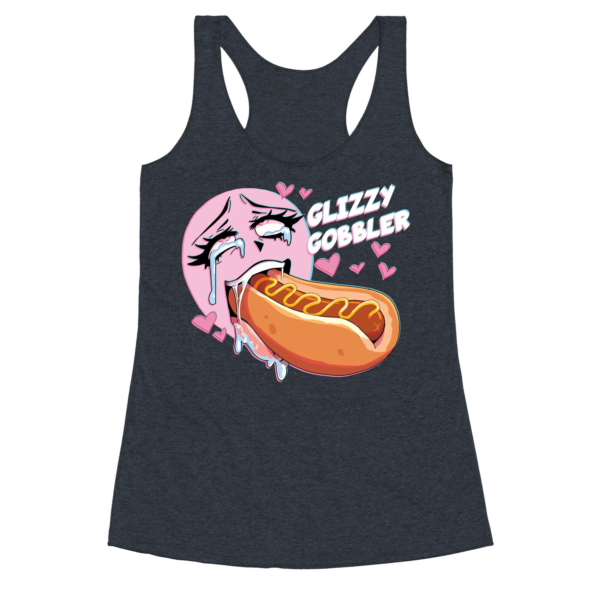 Ahegao Glizzy Gobbler Racerback Tank