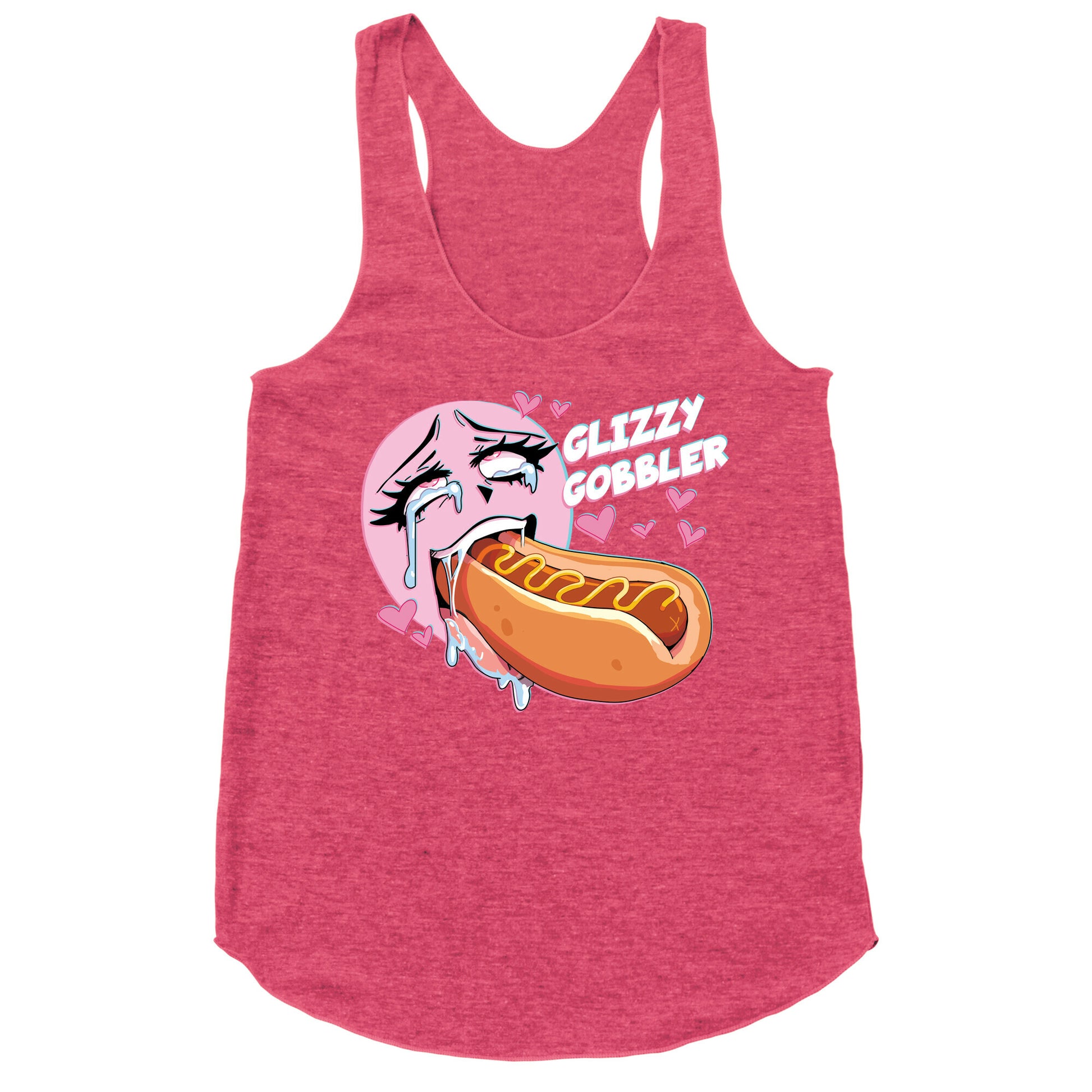 Ahegao Glizzy Gobbler Racerback Tank