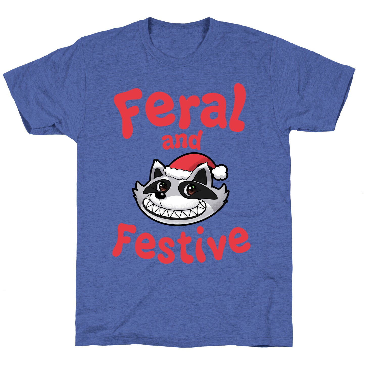 Festive and Feral Unisex Triblend Tee
