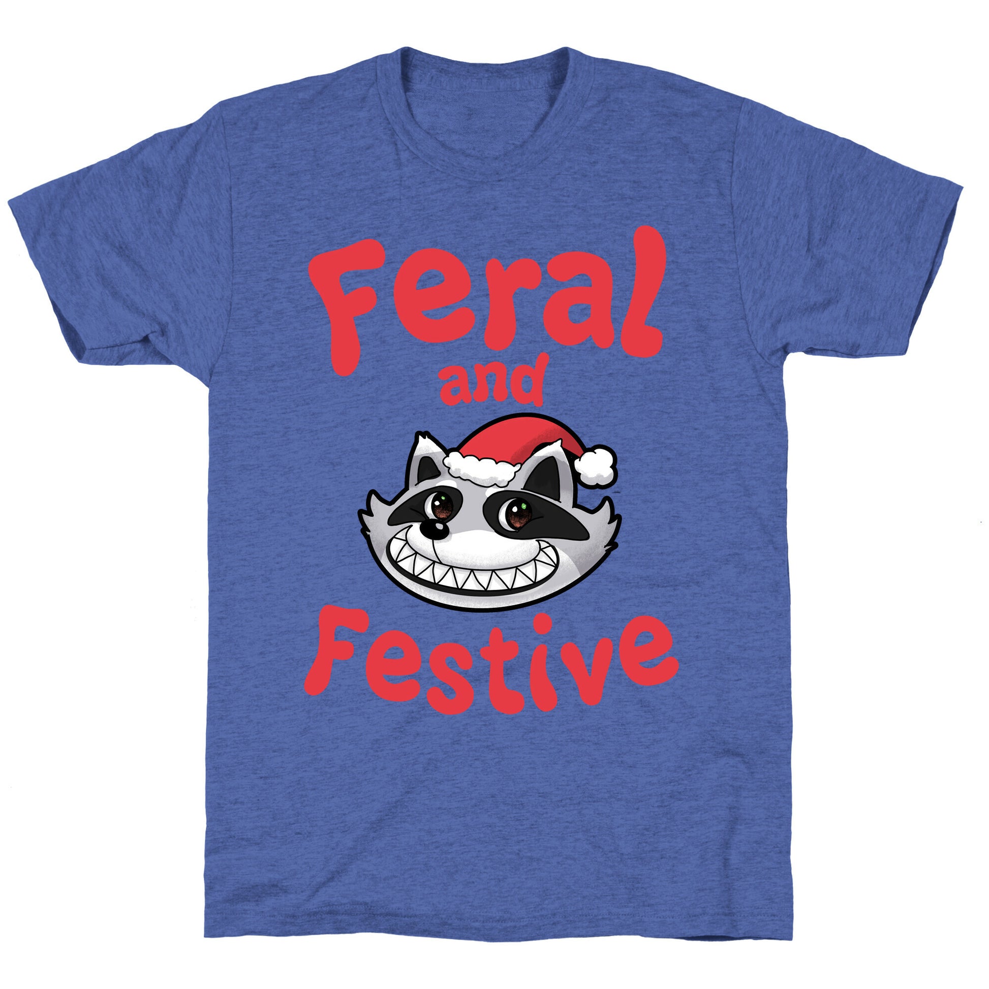 Festive and Feral Unisex Triblend Tee
