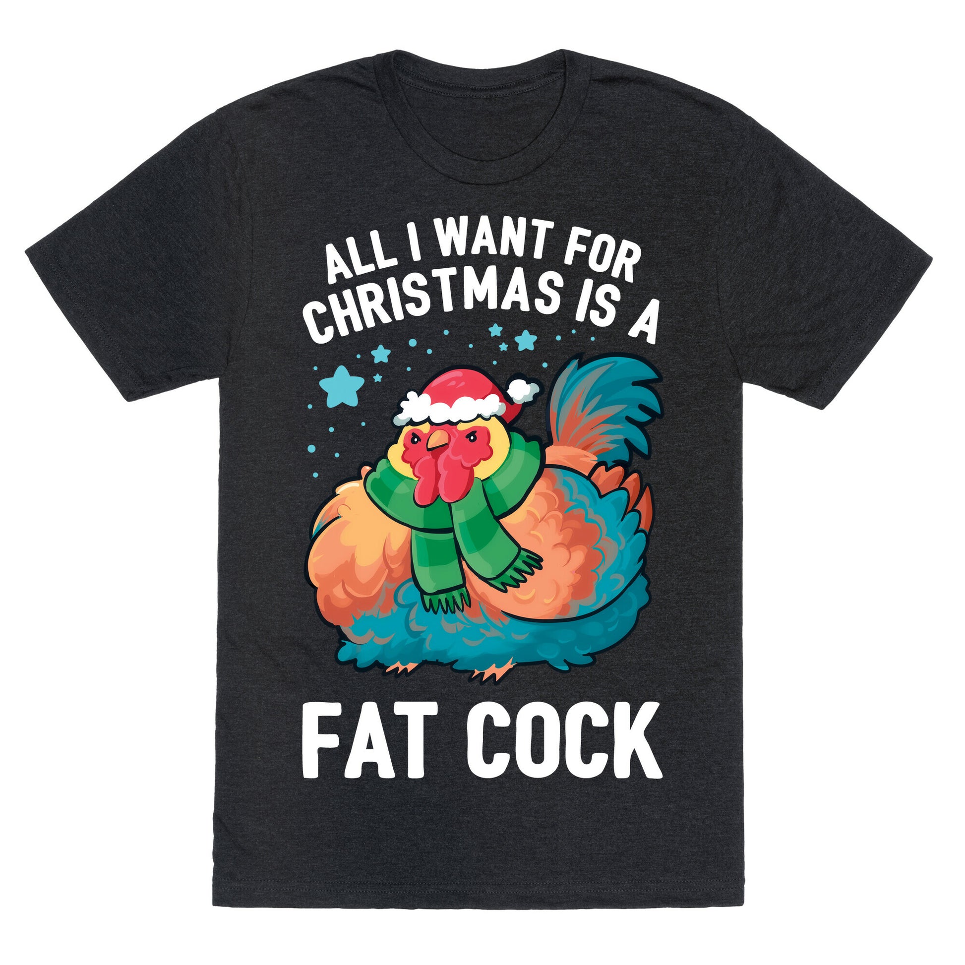 All I Want For Christmas Is A Fat Cock Unisex Triblend Tee