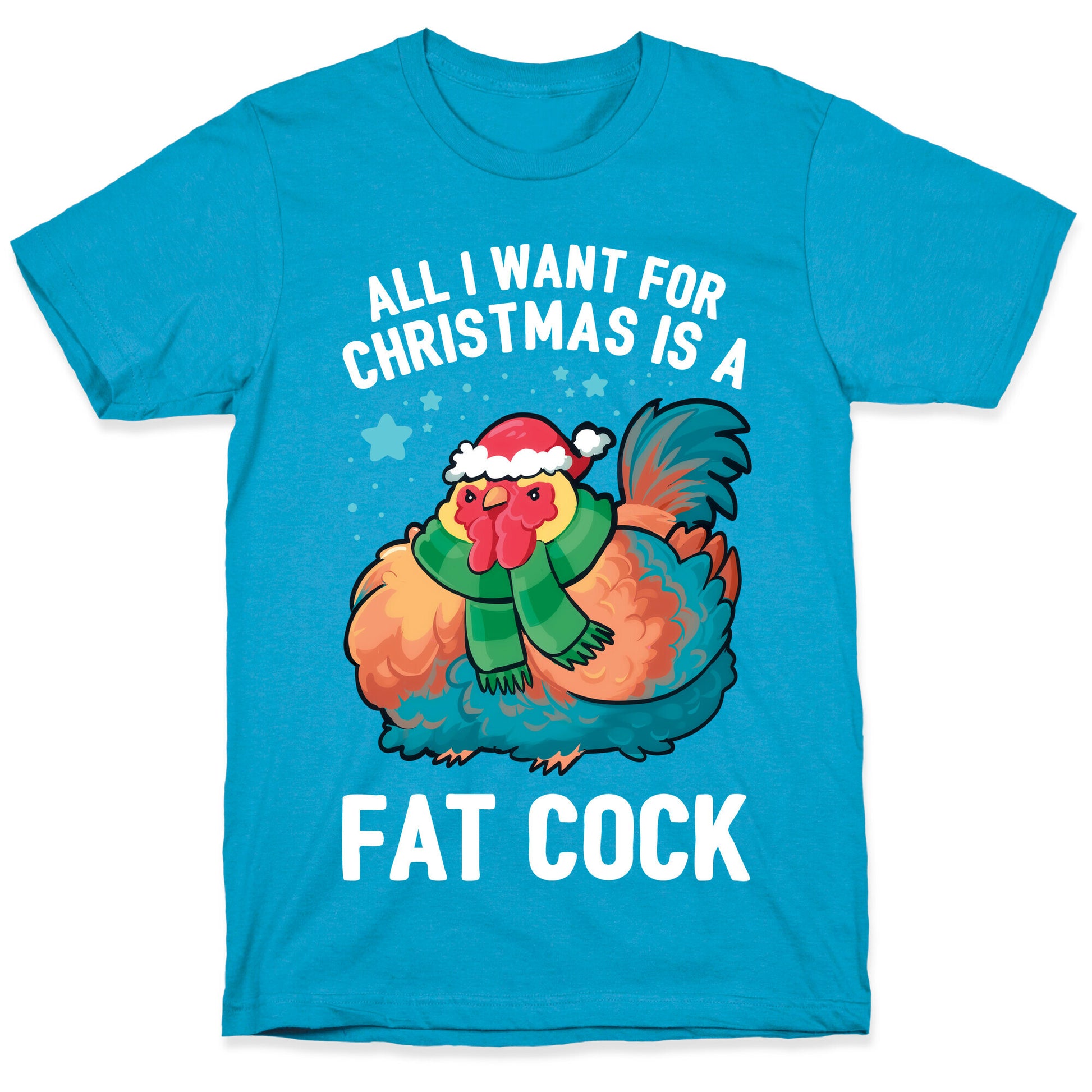 All I Want For Christmas Is A Fat Cock Unisex Triblend Tee