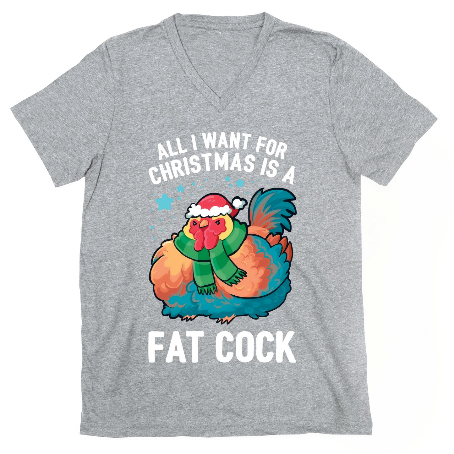 All I Want For Christmas Is A Fat Cock V-Neck