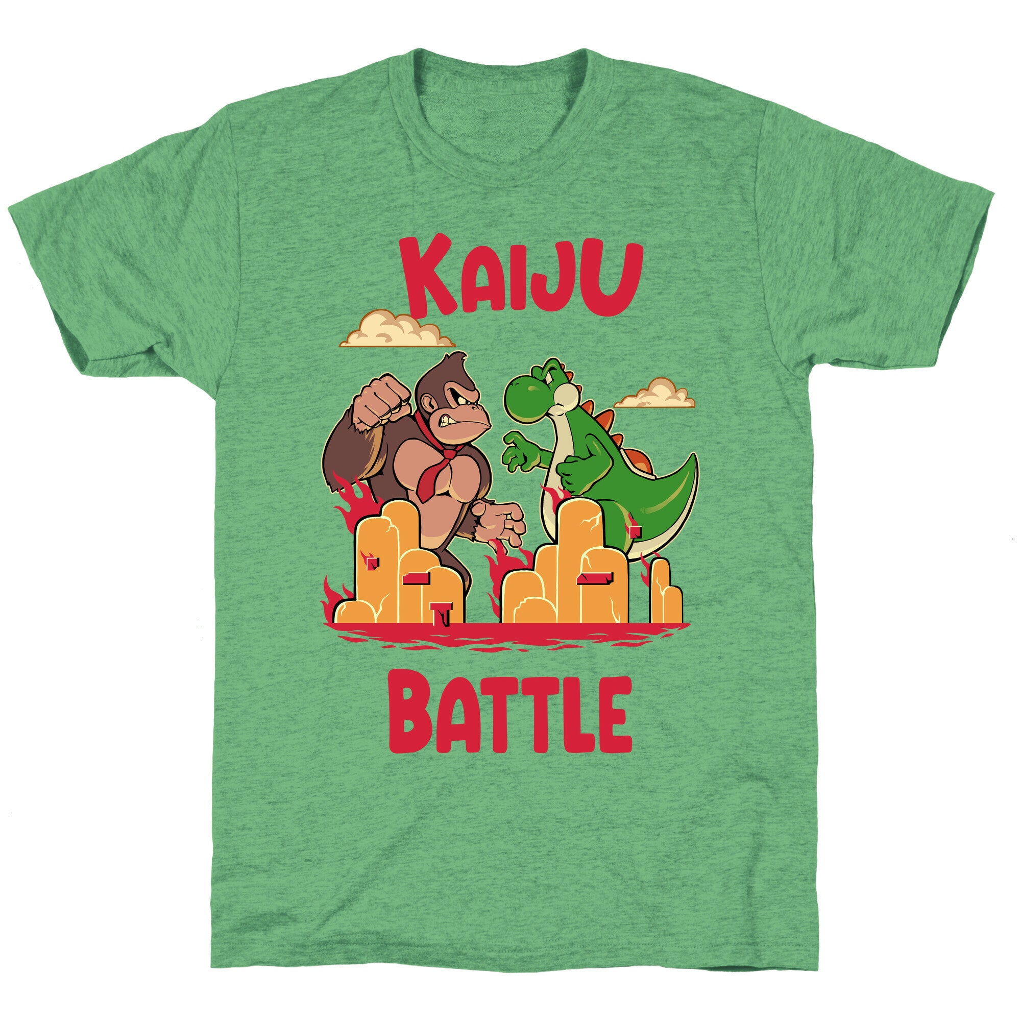Kaiju Battle Unisex Triblend Tee
