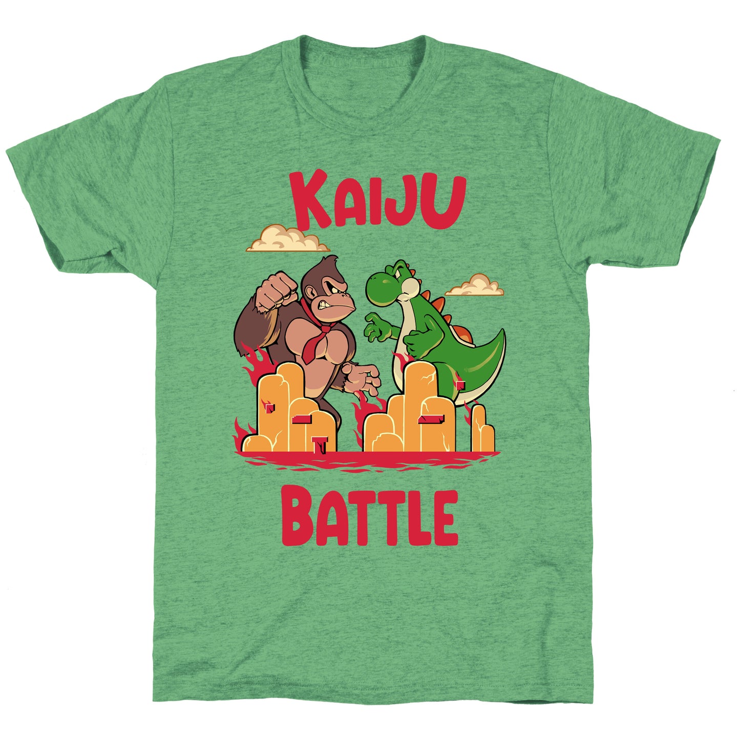 Kaiju Battle Unisex Triblend Tee