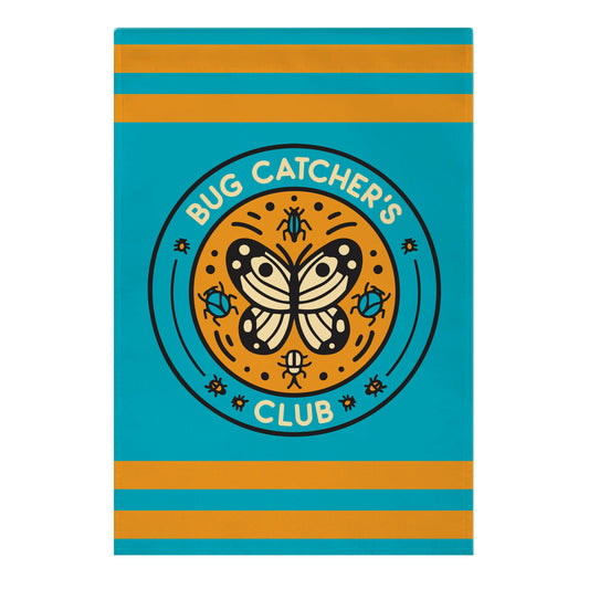 Bug Catcher's Club Garden Flag