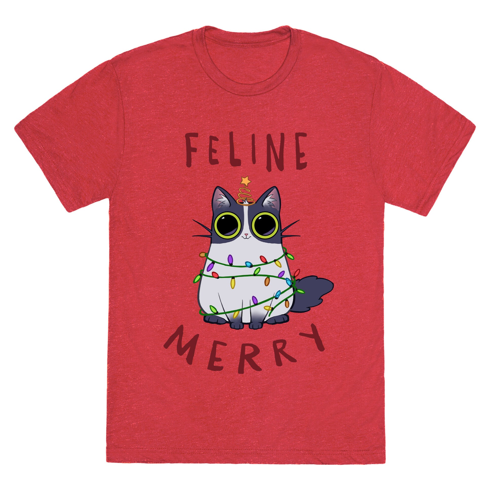 Feline Merry Unisex Triblend Tee