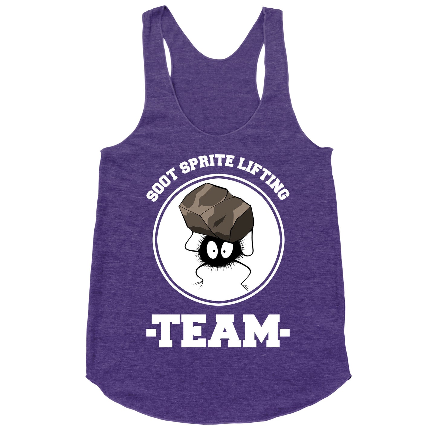 Soot Sprite Lifting Team Racerback Tank