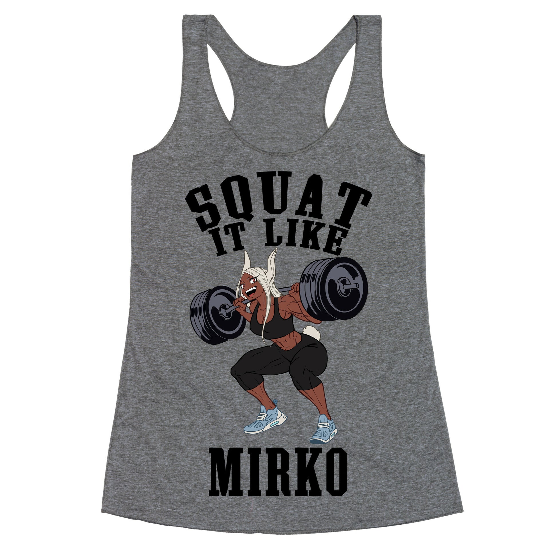 Squat It Like Mirko Racerback Tank