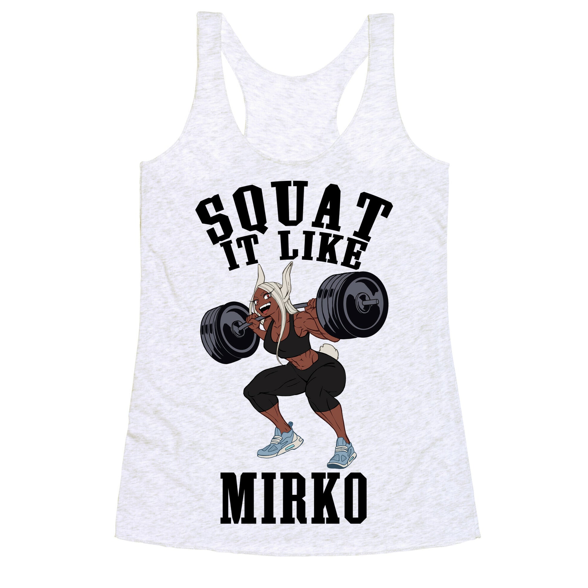 Squat It Like Mirko Racerback Tank