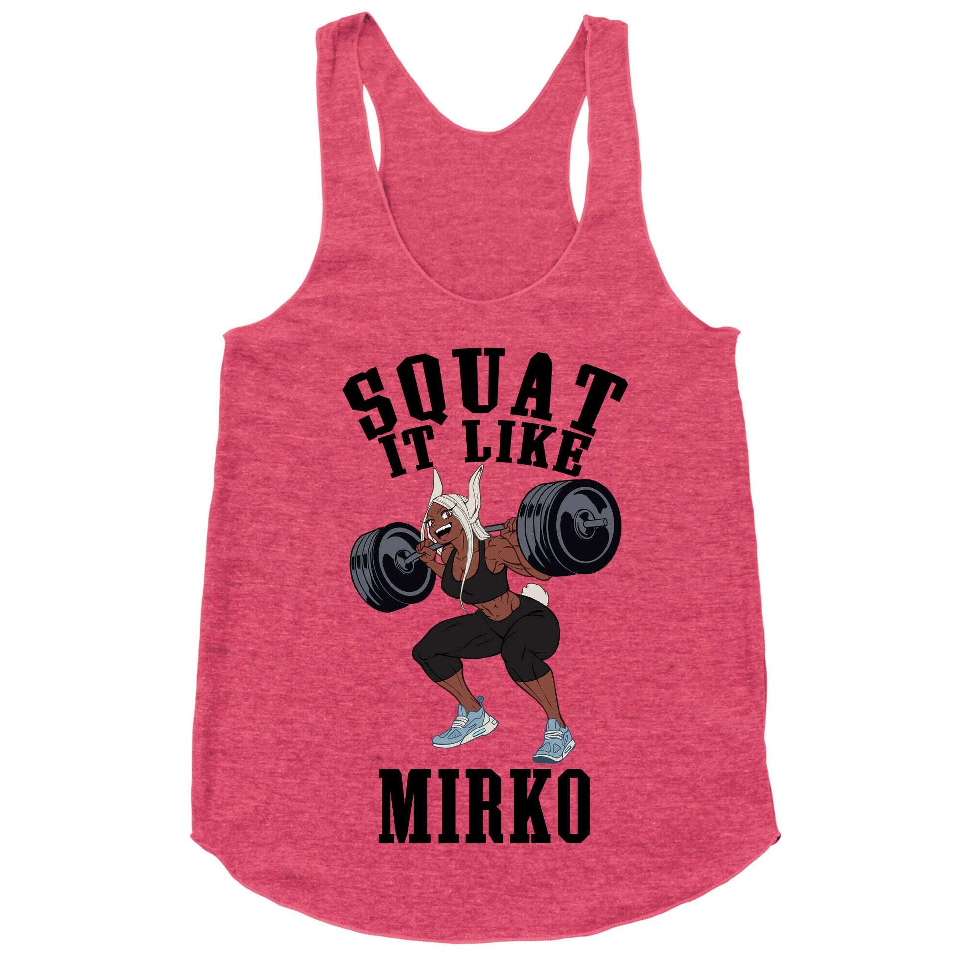 Squat It Like Mirko Racerback Tank