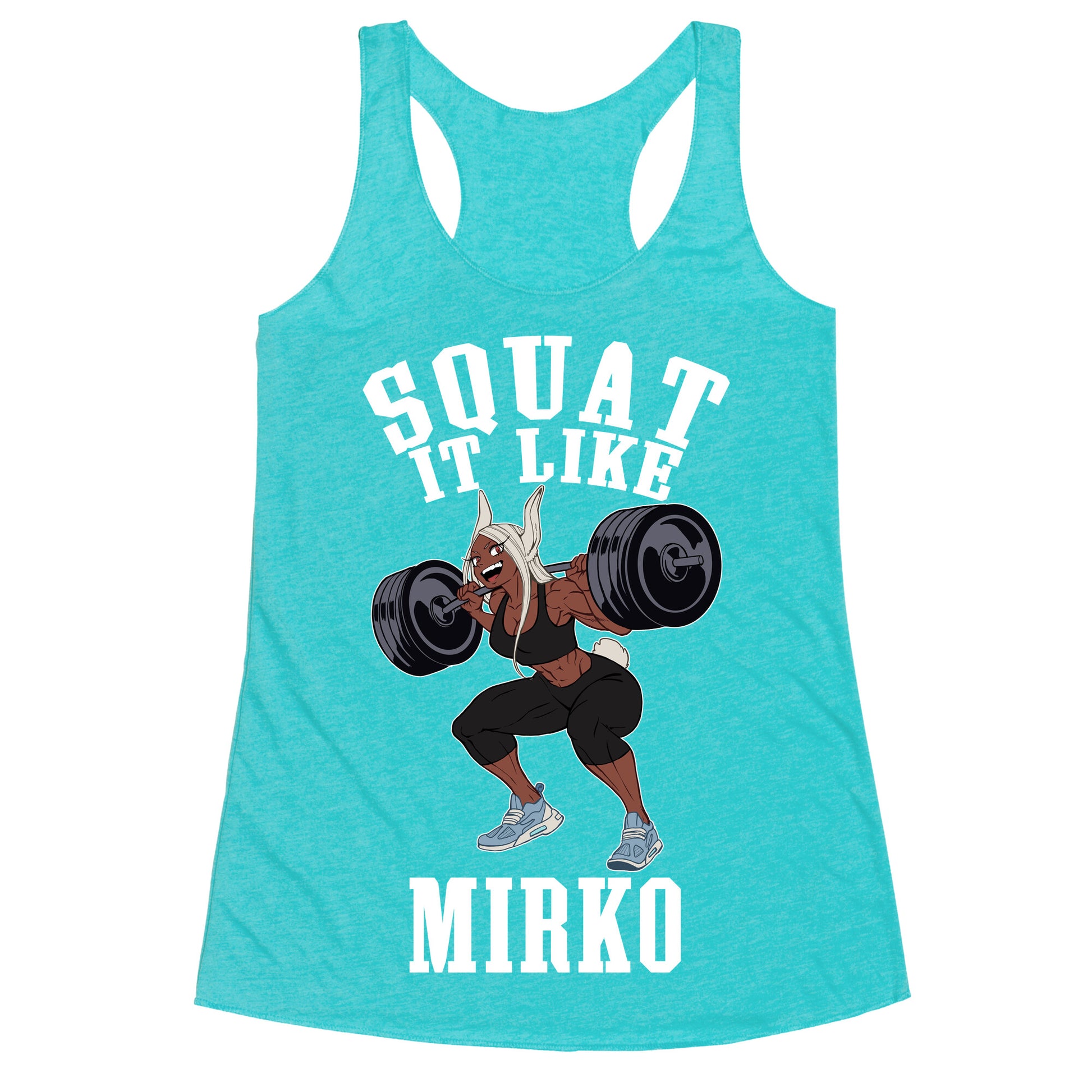 Squat It Like Mirko Racerback Tank