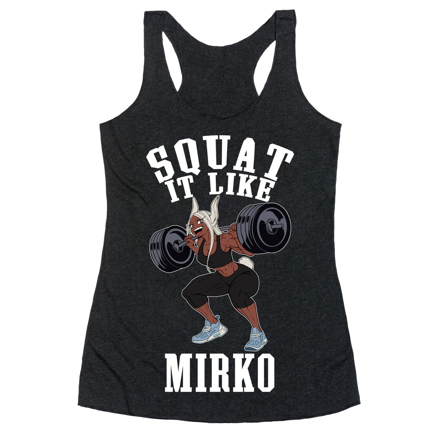 Squat It Like Mirko Racerback Tank